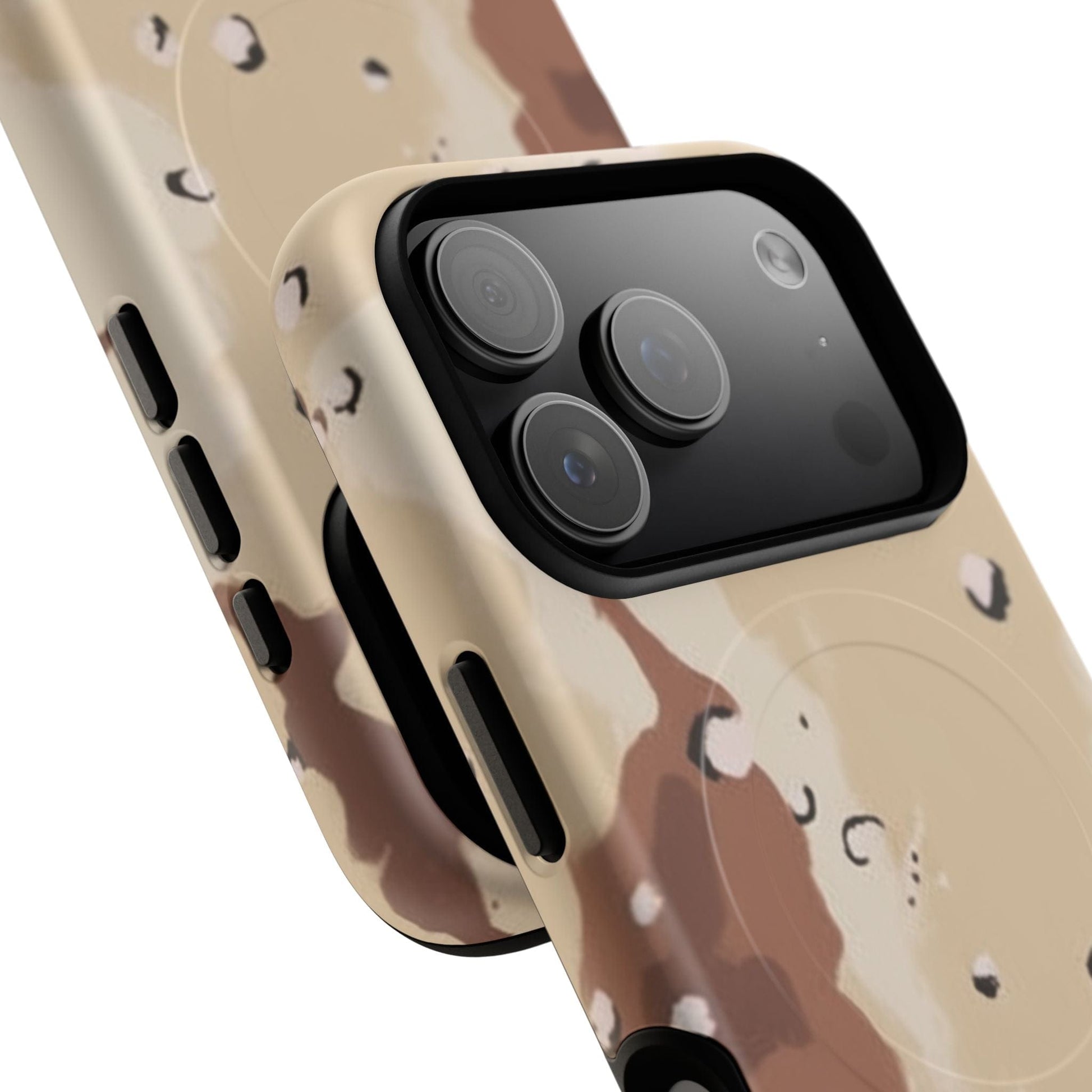 K-Factor Supply Co Chocolate Chip Camo Tough Magnetic iPhone Case