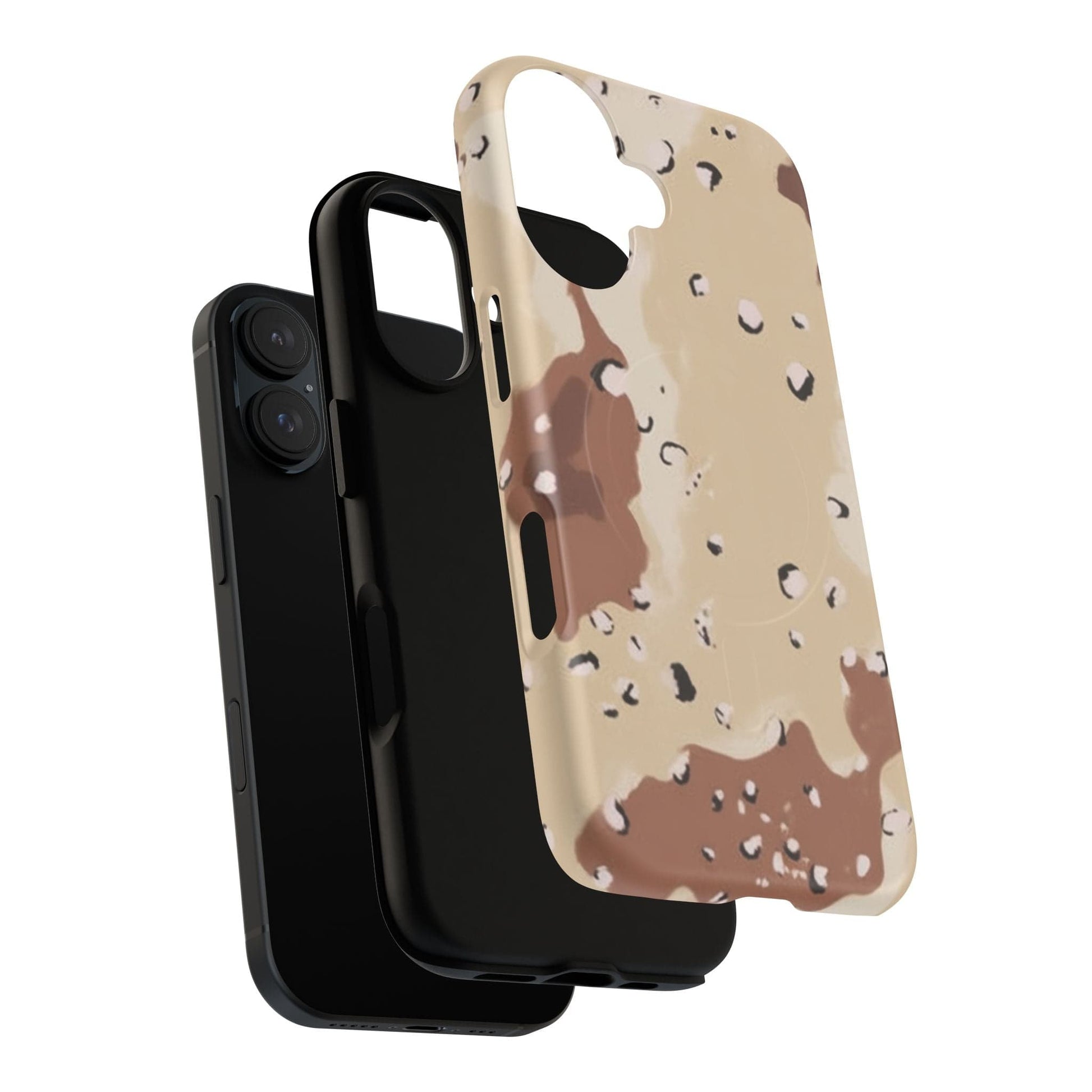 K-Factor Supply Co Chocolate Chip Camo Tough Magnetic iPhone Case