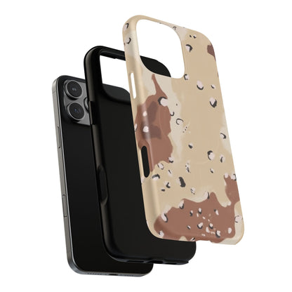 K-Factor Supply Co Chocolate Chip Camo Tough Magnetic iPhone Case