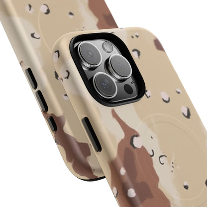K-Factor Supply Co Chocolate Chip Camo Tough Magnetic iPhone Case