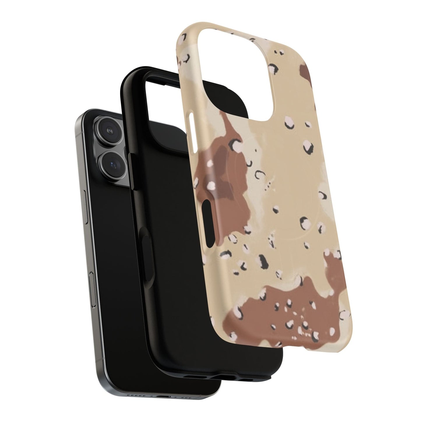 K-Factor Supply Co Chocolate Chip Camo Tough Magnetic iPhone Case