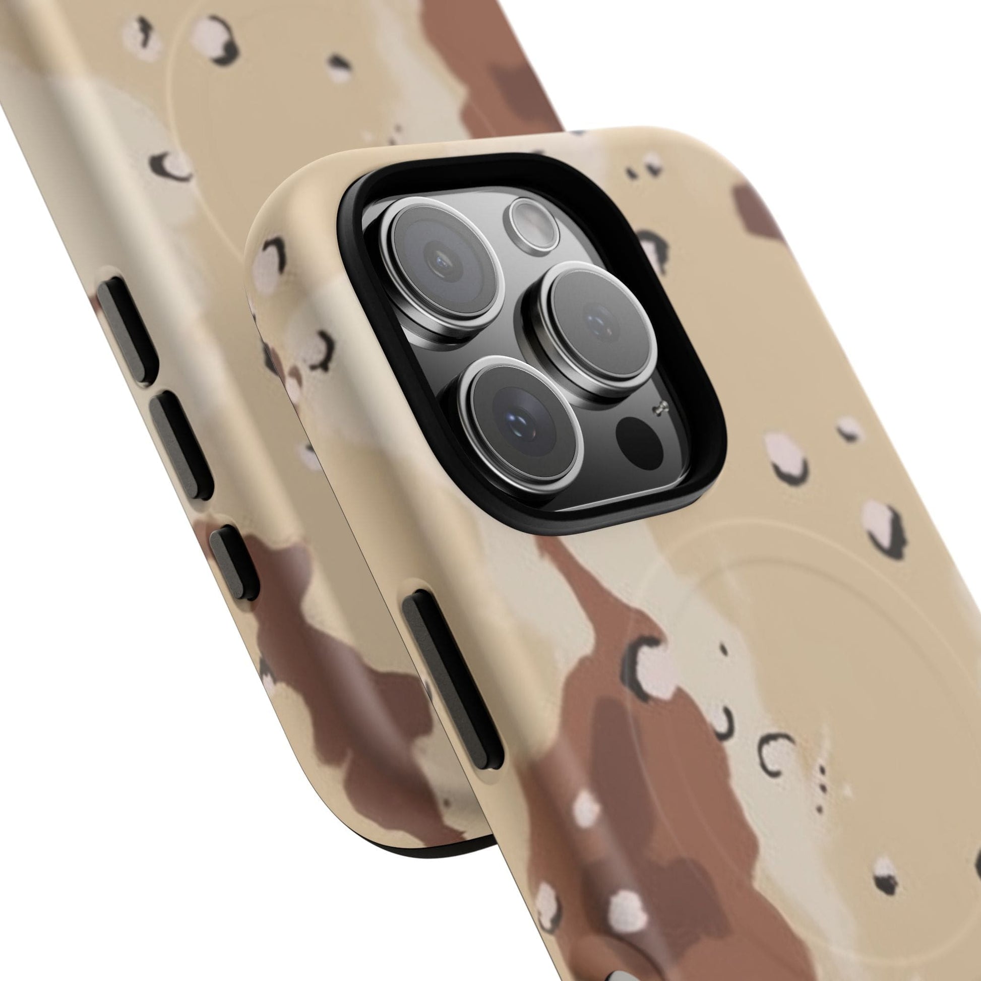 K-Factor Supply Co Chocolate Chip Camo Tough Magnetic iPhone Case