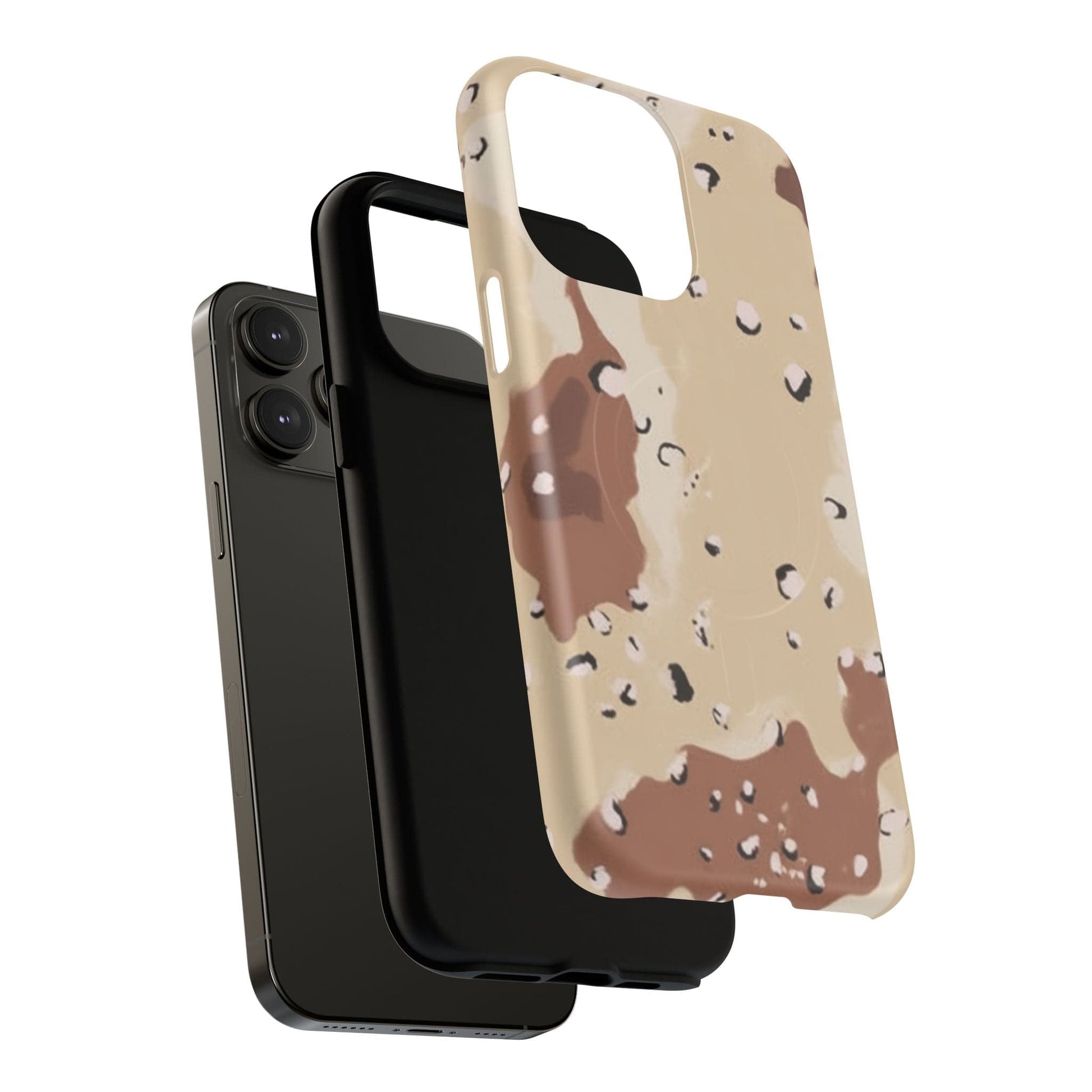 K-Factor Supply Co Chocolate Chip Camo Tough Magnetic iPhone Case