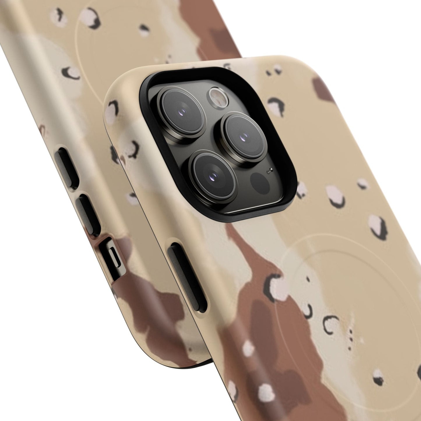 K-Factor Supply Co Chocolate Chip Camo Tough Magnetic iPhone Case
