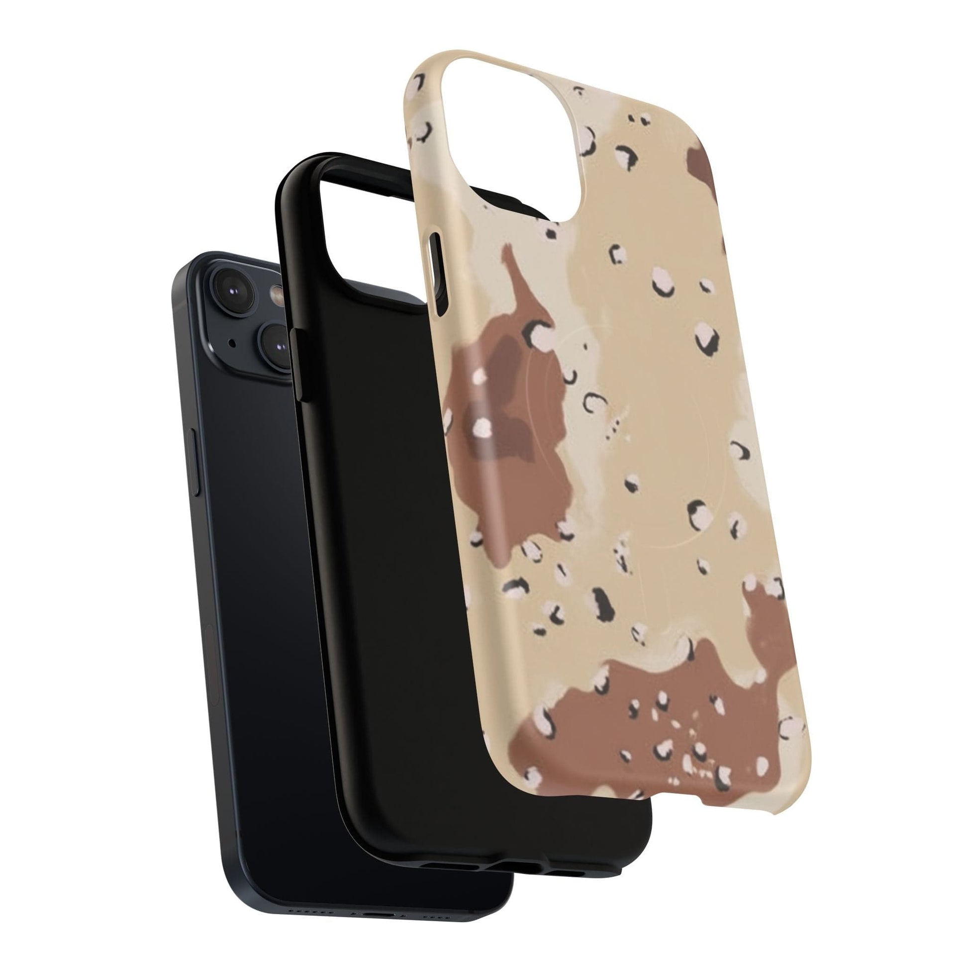 K-Factor Supply Co Chocolate Chip Camo Tough Magnetic iPhone Case
