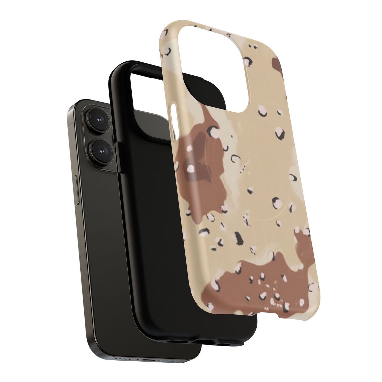 K-Factor Supply Co Chocolate Chip Camo Tough Magnetic iPhone Case