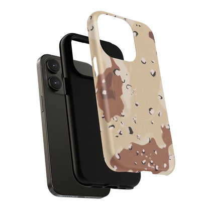 K-Factor Supply Co Chocolate Chip Camo Tough Magnetic iPhone Case