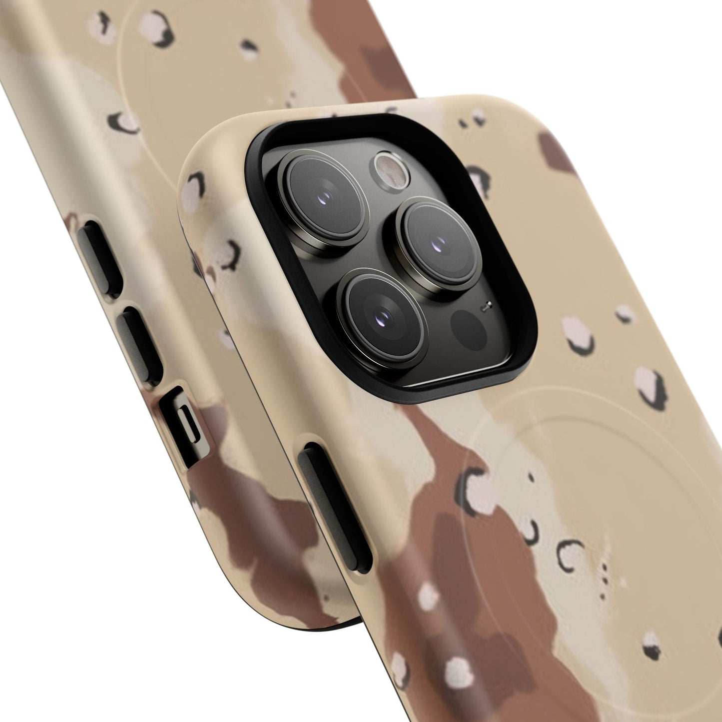 K-Factor Supply Co Chocolate Chip Camo Tough Magnetic iPhone Case
