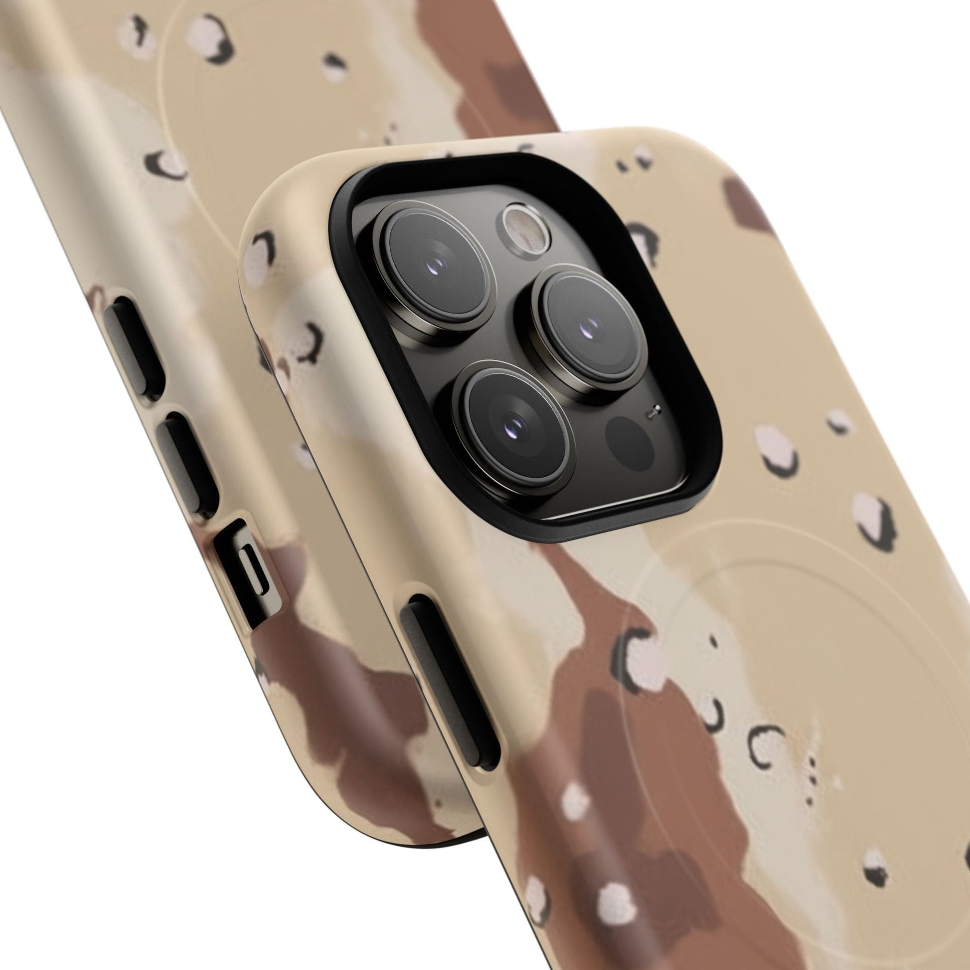 K-Factor Supply Co Chocolate Chip Camo Tough Magnetic iPhone Case