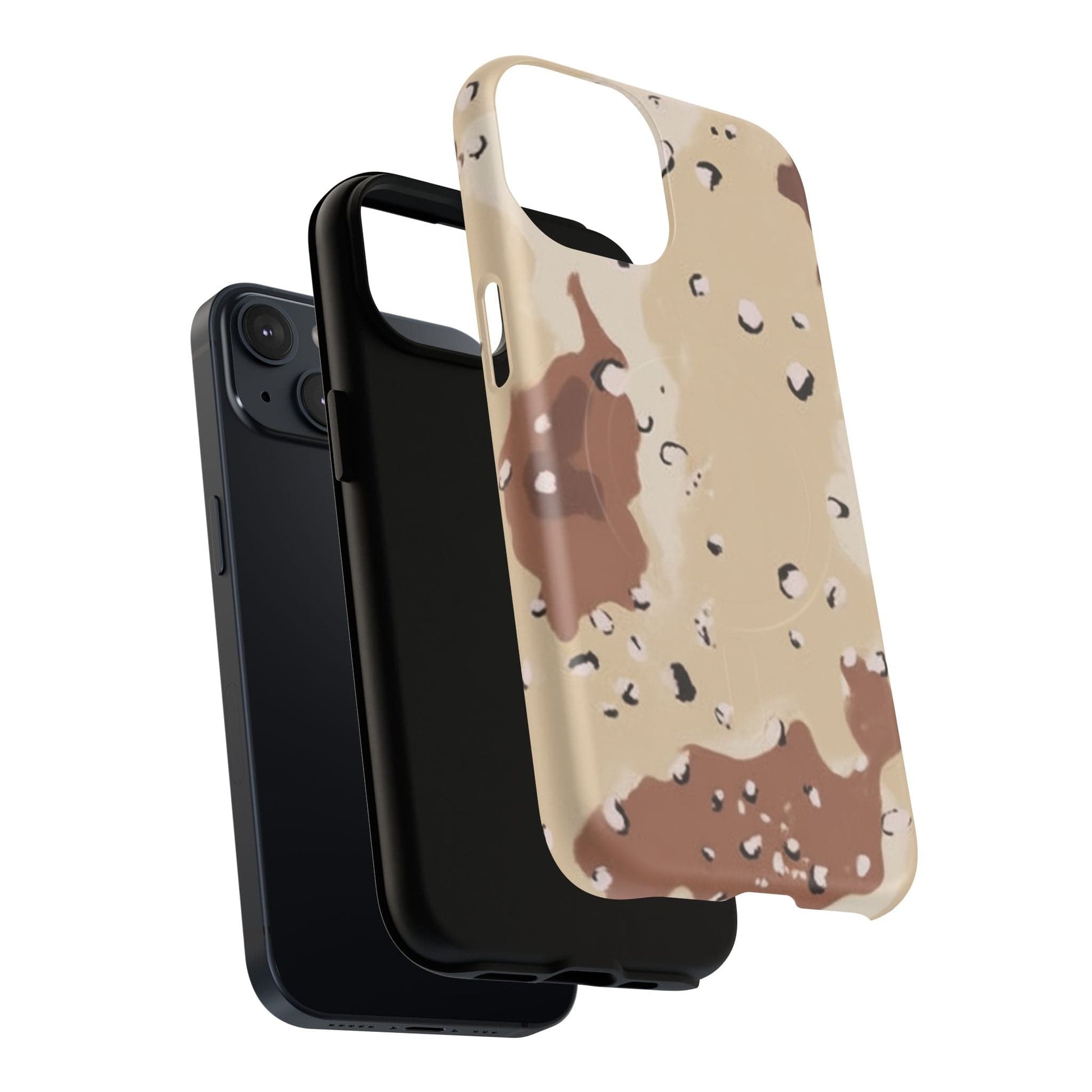 K-Factor Supply Co Chocolate Chip Camo Tough Magnetic iPhone Case