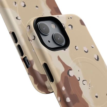 K-Factor Supply Co Chocolate Chip Camo Tough Magnetic iPhone Case