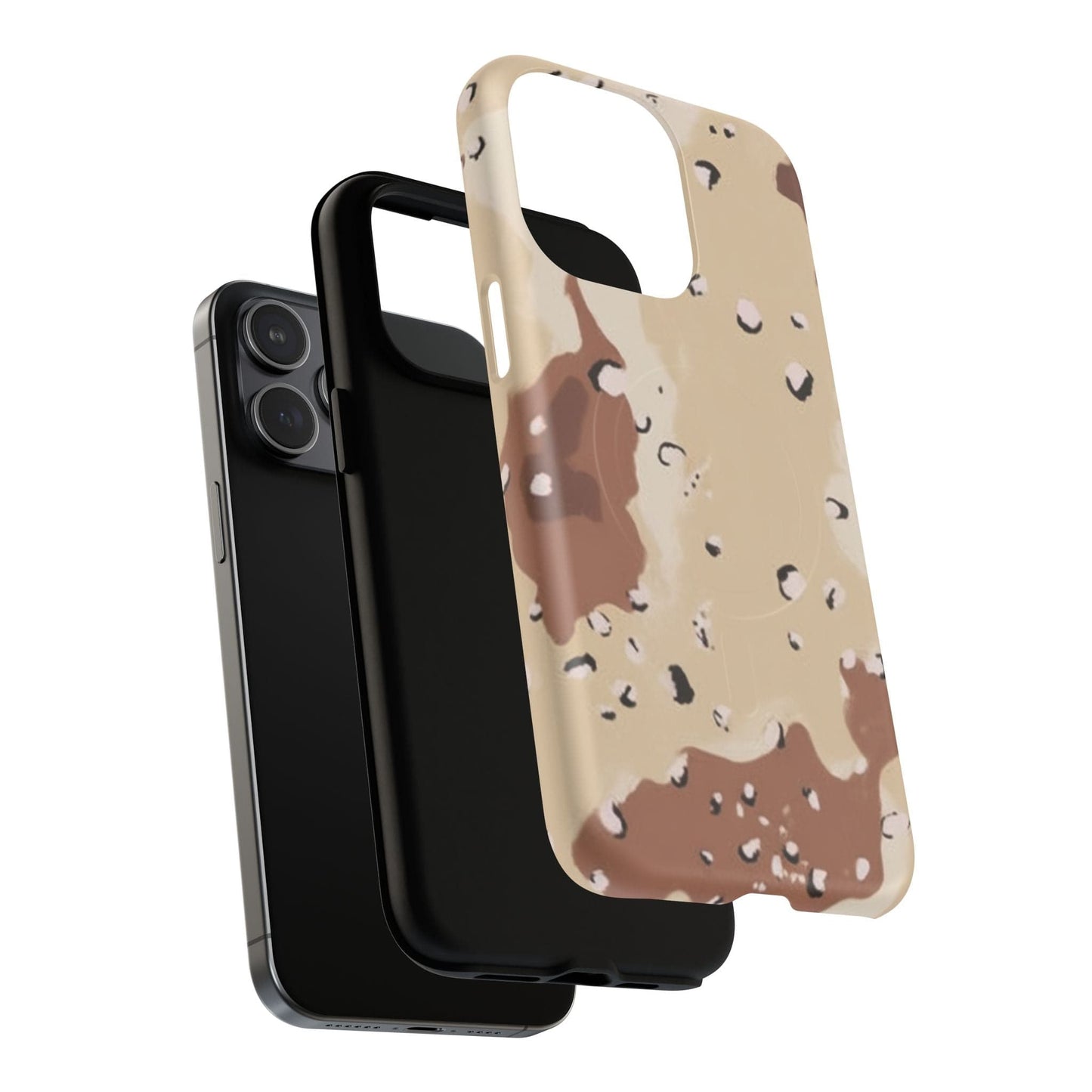 K-Factor Supply Co Chocolate Chip Camo Tough Magnetic iPhone Case