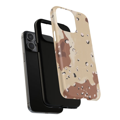K-Factor Supply Co Chocolate Chip Camo Tough Magnetic iPhone Case