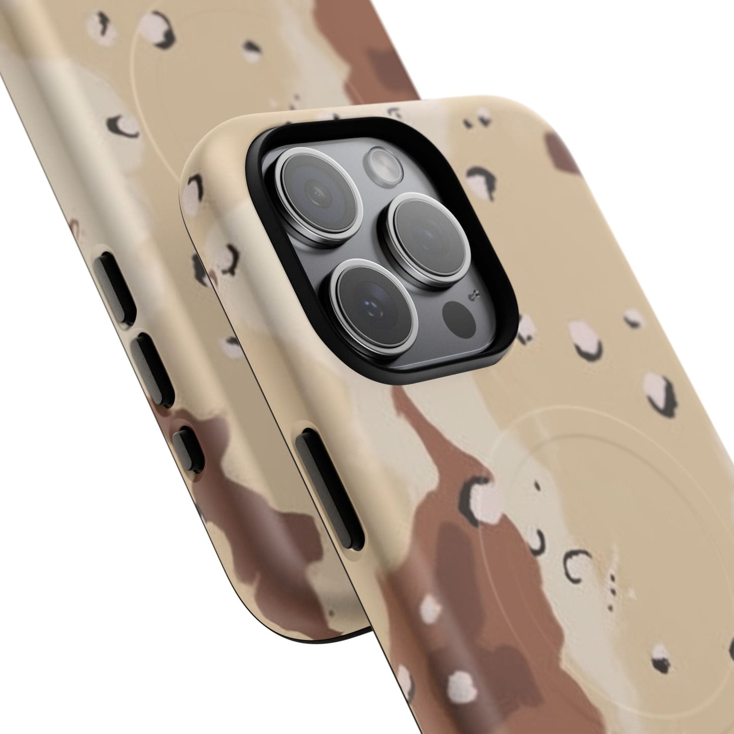 K-Factor Supply Co Chocolate Chip Camo Tough Magnetic iPhone Case