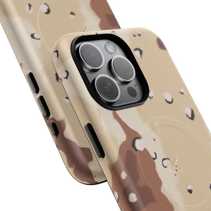 K-Factor Supply Co Chocolate Chip Camo Tough Magnetic iPhone Case