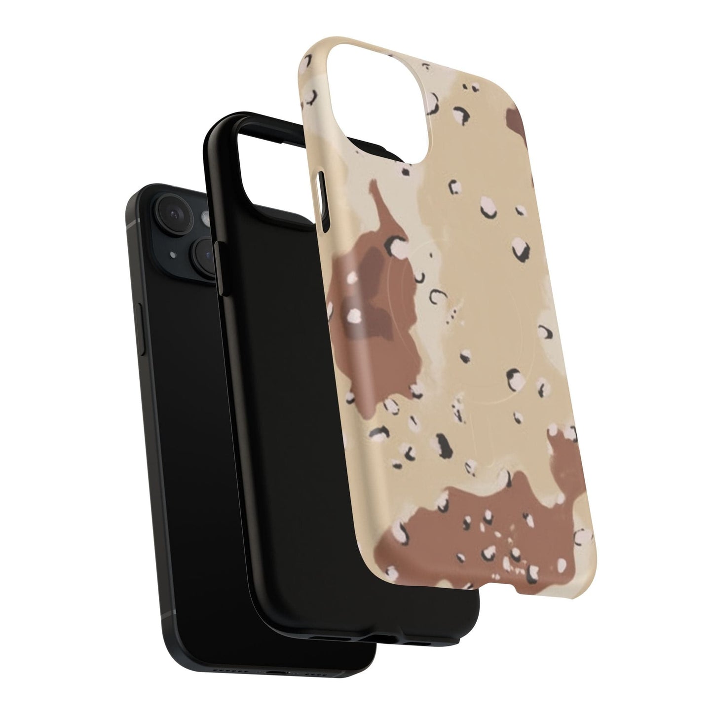 K-Factor Supply Co Chocolate Chip Camo Tough Magnetic iPhone Case