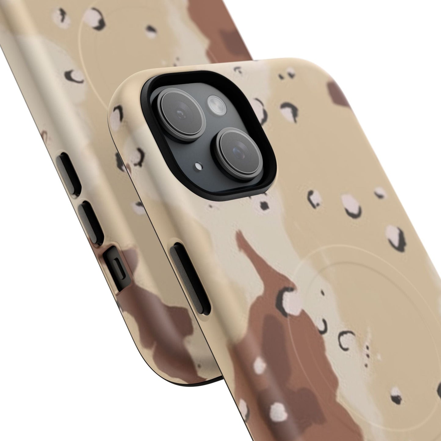 K-Factor Supply Co Chocolate Chip Camo Tough Magnetic iPhone Case