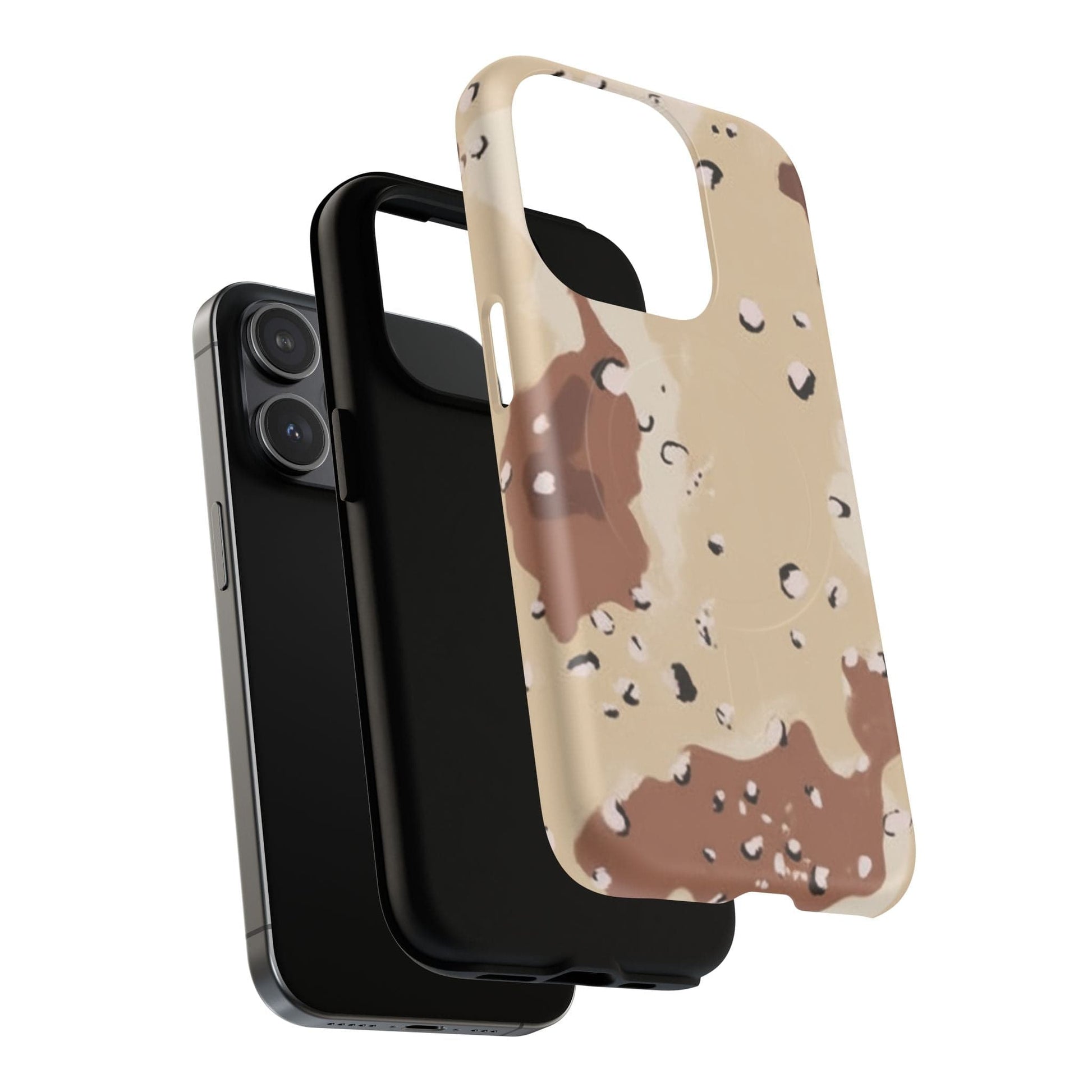 K-Factor Supply Co Chocolate Chip Camo Tough Magnetic iPhone Case