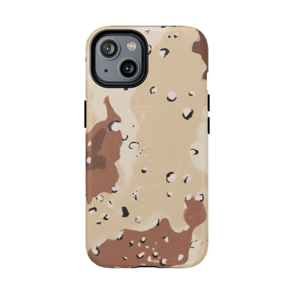 K-Factor Supply Co Chocolate Chip Camo Tough Magnetic iPhone Case iPhone 14