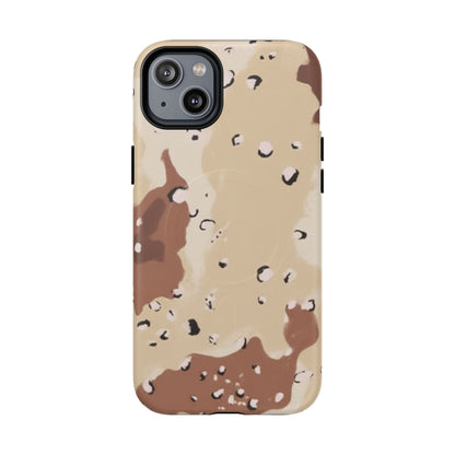 K-Factor Supply Co Chocolate Chip Camo Tough Magnetic iPhone Case iPhone 14 Plus