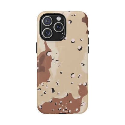 K-Factor Supply Co Chocolate Chip Camo Tough Magnetic iPhone Case iPhone 15 Pro Max