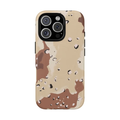 K-Factor Supply Co Chocolate Chip Camo Tough Magnetic iPhone Case iPhone 16 Pro