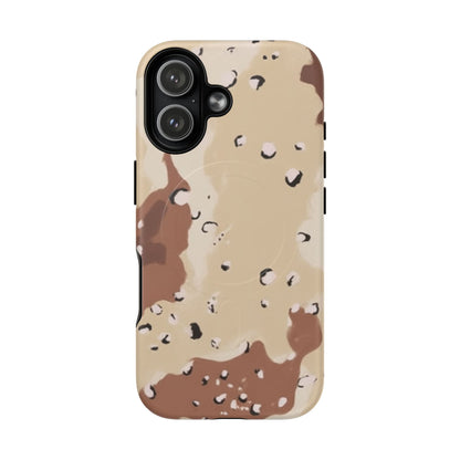 K-Factor Supply Co Chocolate Chip Camo Tough Magnetic iPhone Case iPhone 17