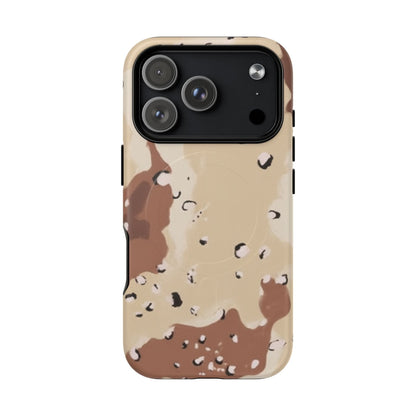 K-Factor Supply Co Chocolate Chip Camo Tough Magnetic iPhone Case iPhone 17 Pro
