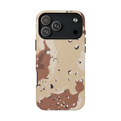 K-Factor Supply Co Chocolate Chip Camo Tough Magnetic iPhone Case iPhone 17 Pro Max