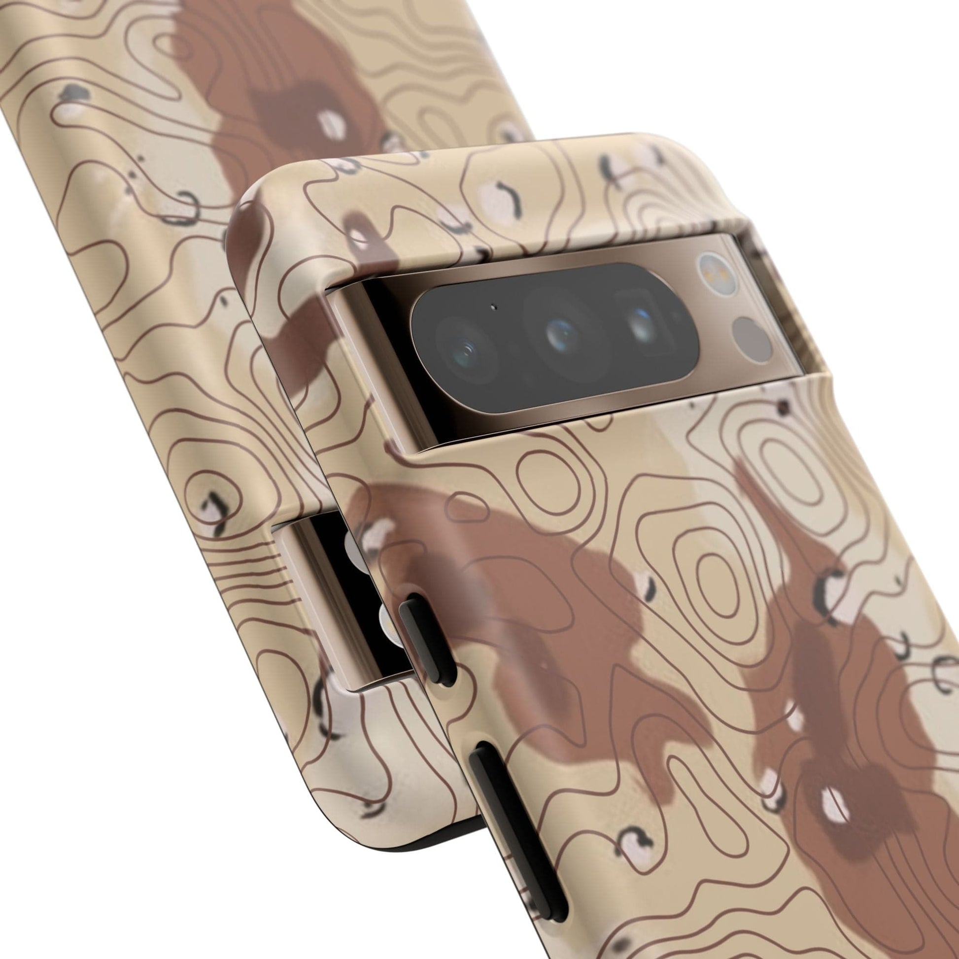 K-Factor Supply Co Chocolate Chip Topo Tough Android Case