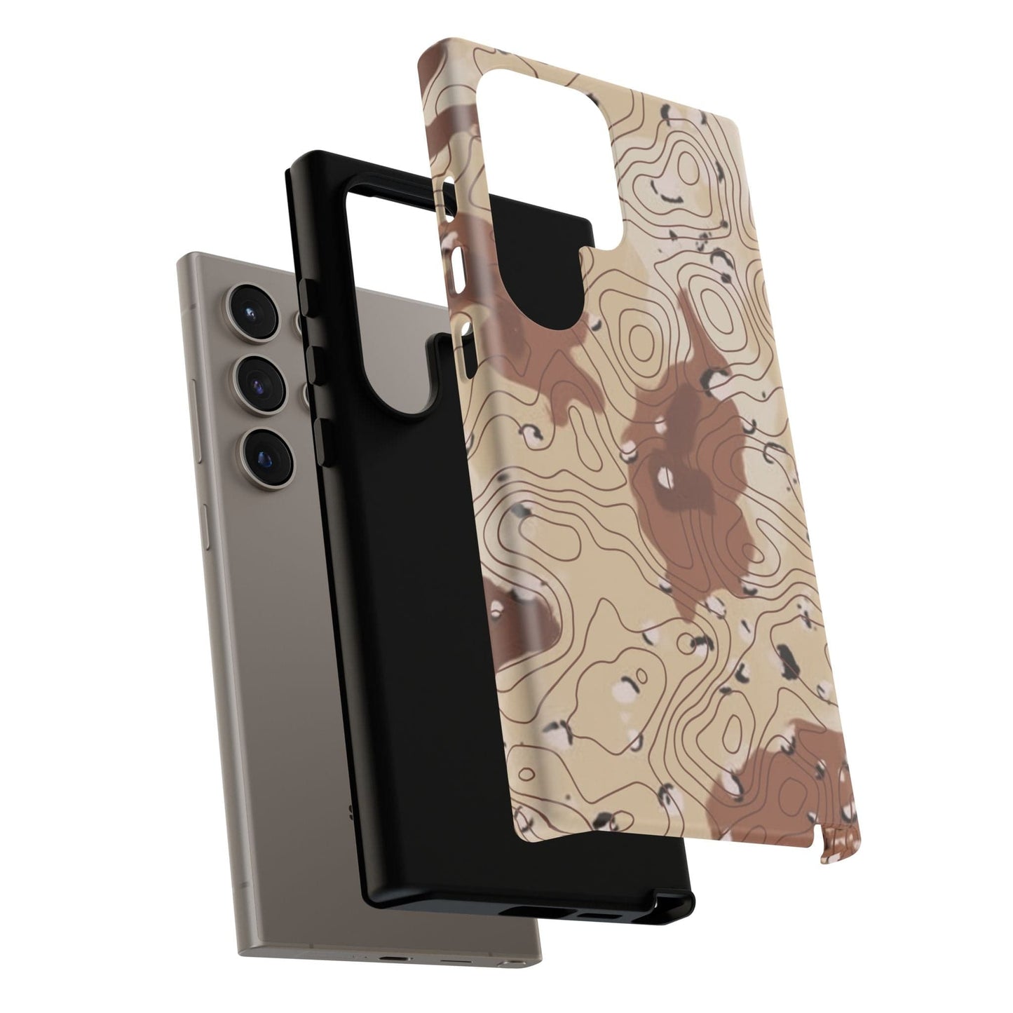 K-Factor Supply Co Chocolate Chip Topo Tough Android Case