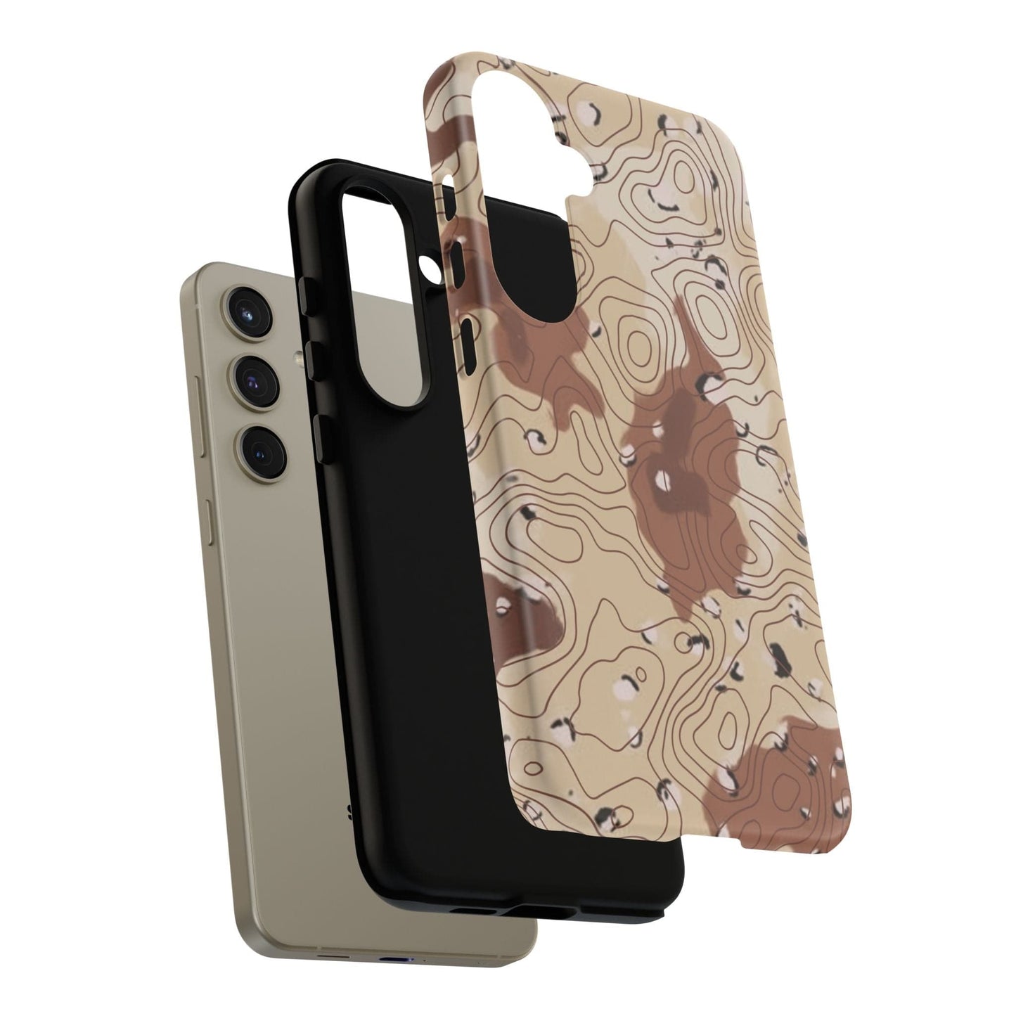 K-Factor Supply Co Chocolate Chip Topo Tough Android Case