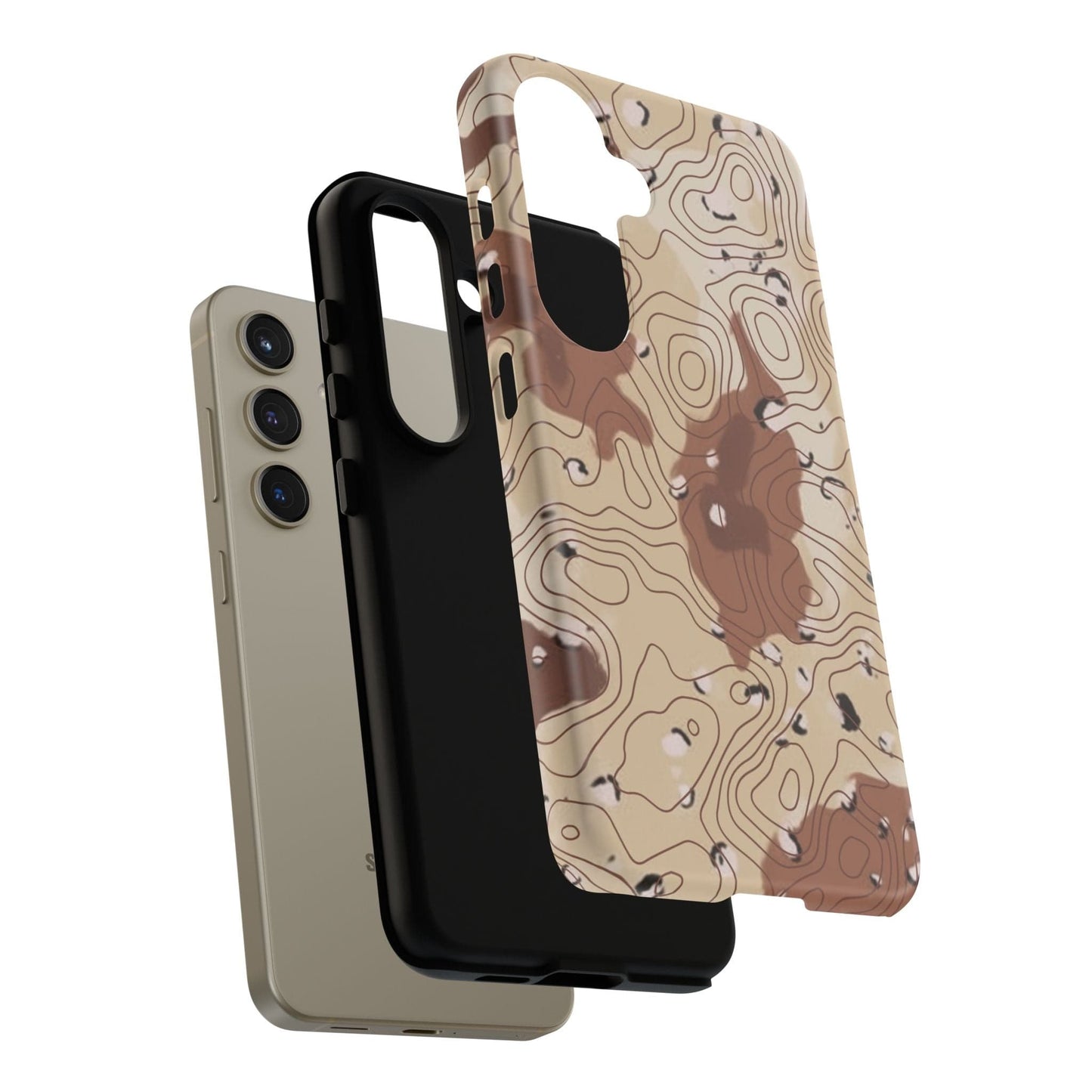 K-Factor Supply Co Chocolate Chip Topo Tough Android Case