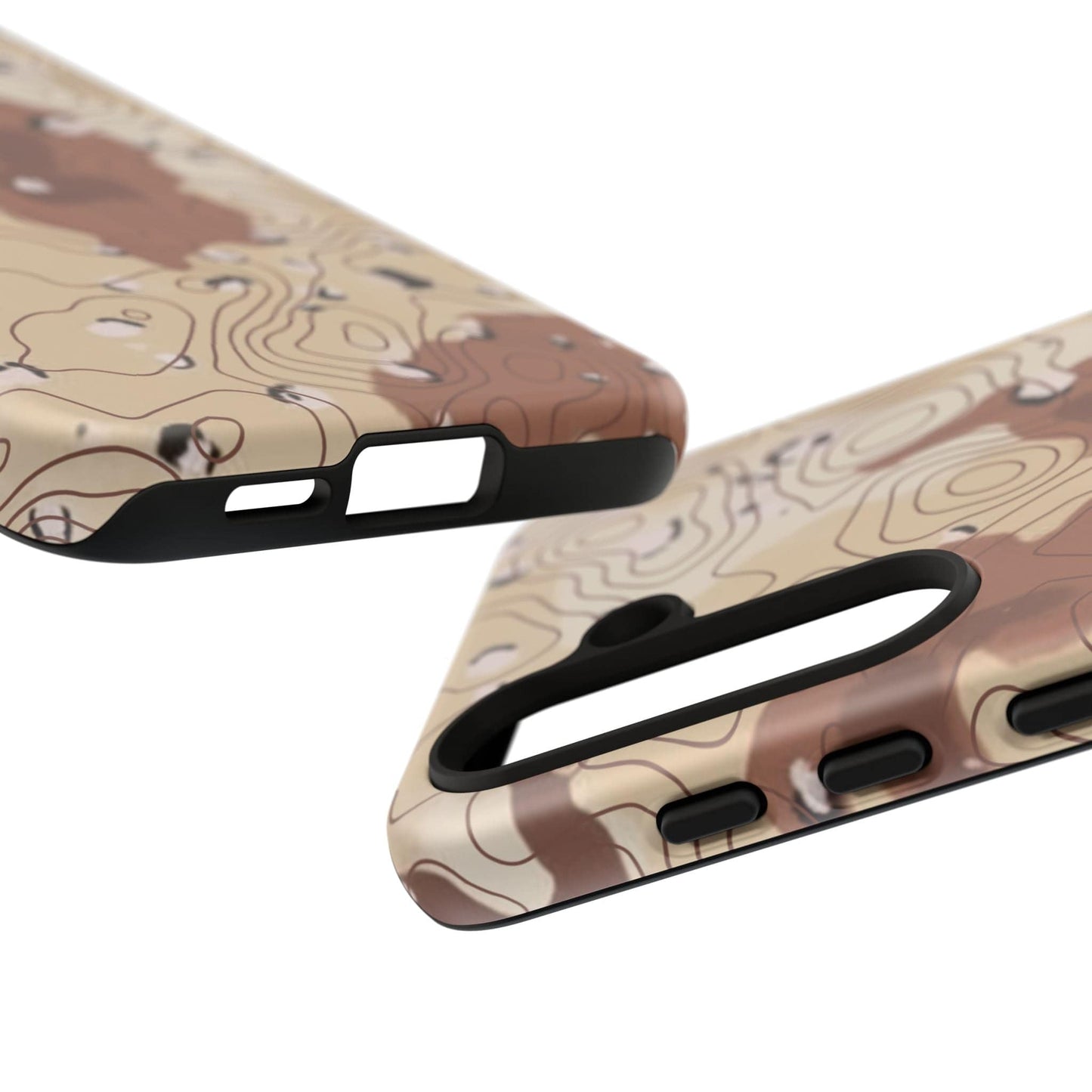 K-Factor Supply Co Chocolate Chip Topo Tough Android Case