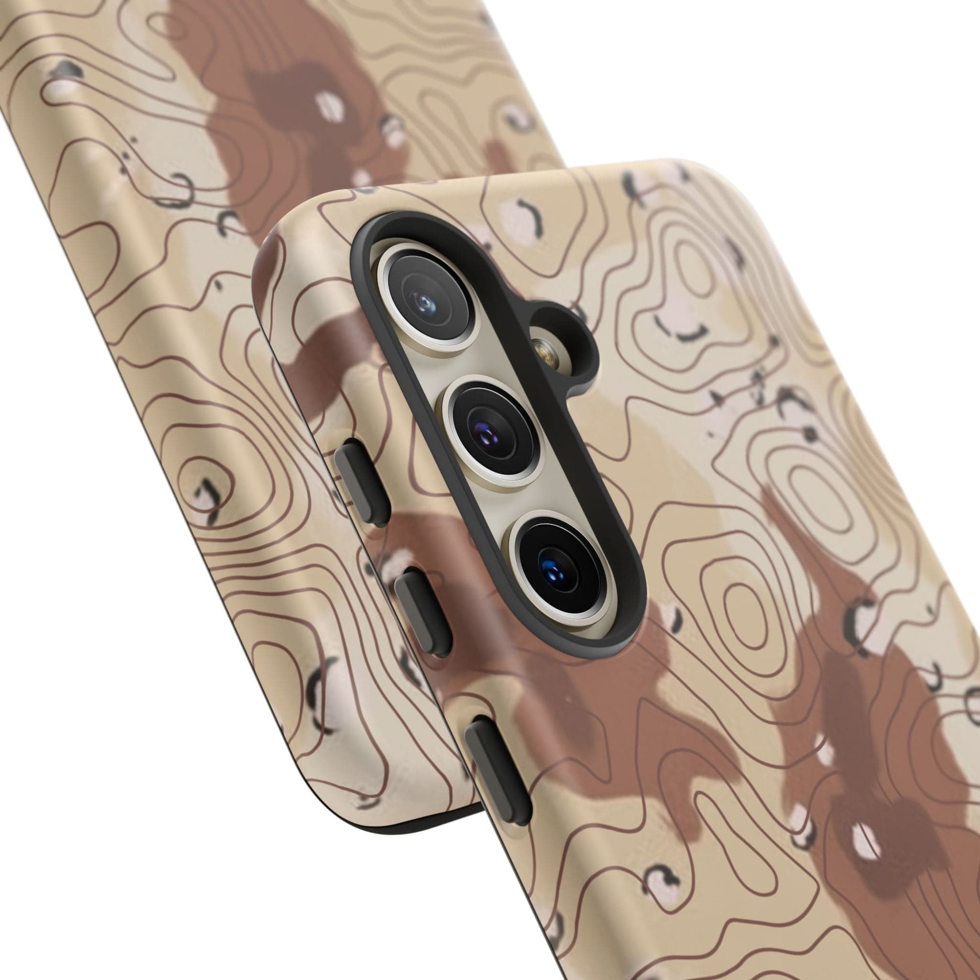 K-Factor Supply Co Chocolate Chip Topo Tough Android Case