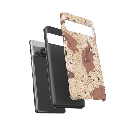 K-Factor Supply Co Chocolate Chip Topo Tough Android Case