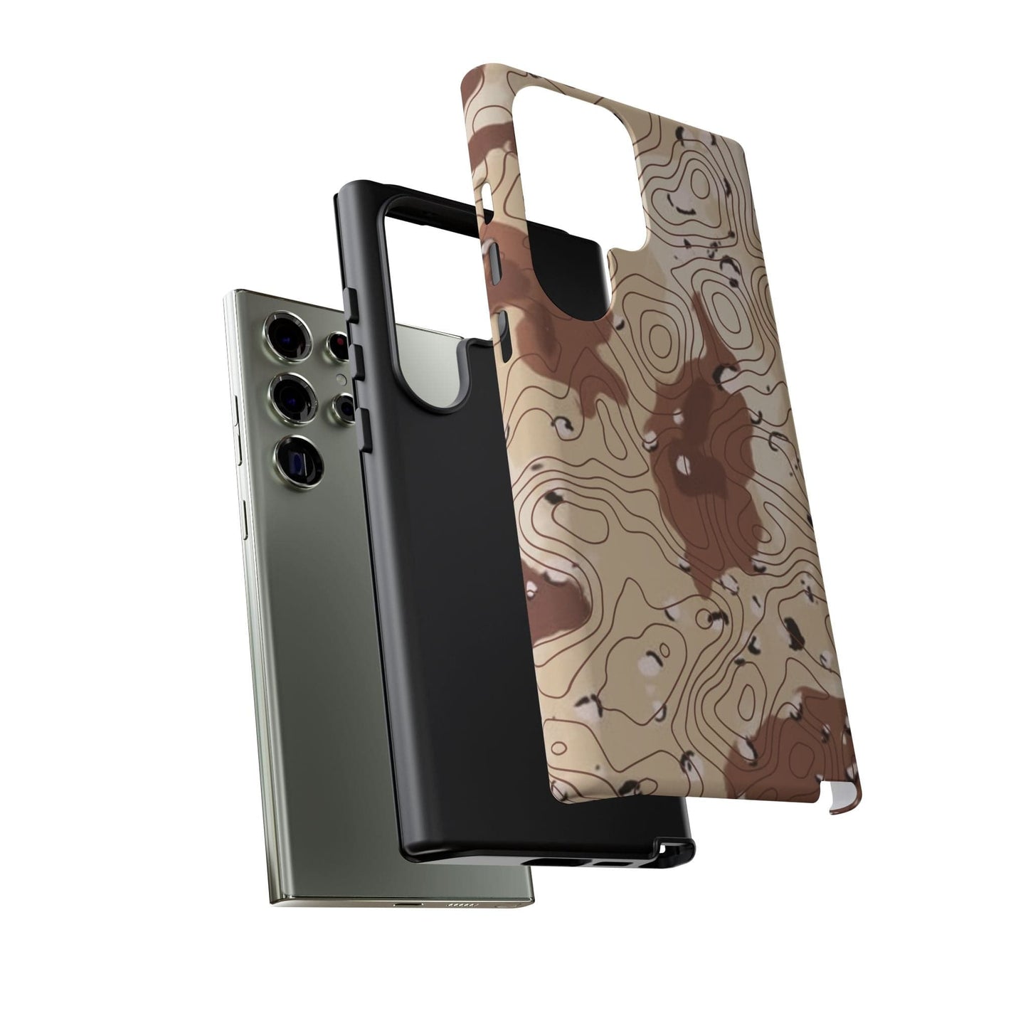 K-Factor Supply Co Chocolate Chip Topo Tough Android Case