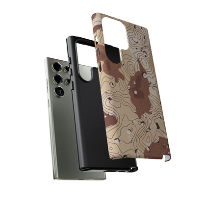 K-Factor Supply Co Chocolate Chip Topo Tough Android Case