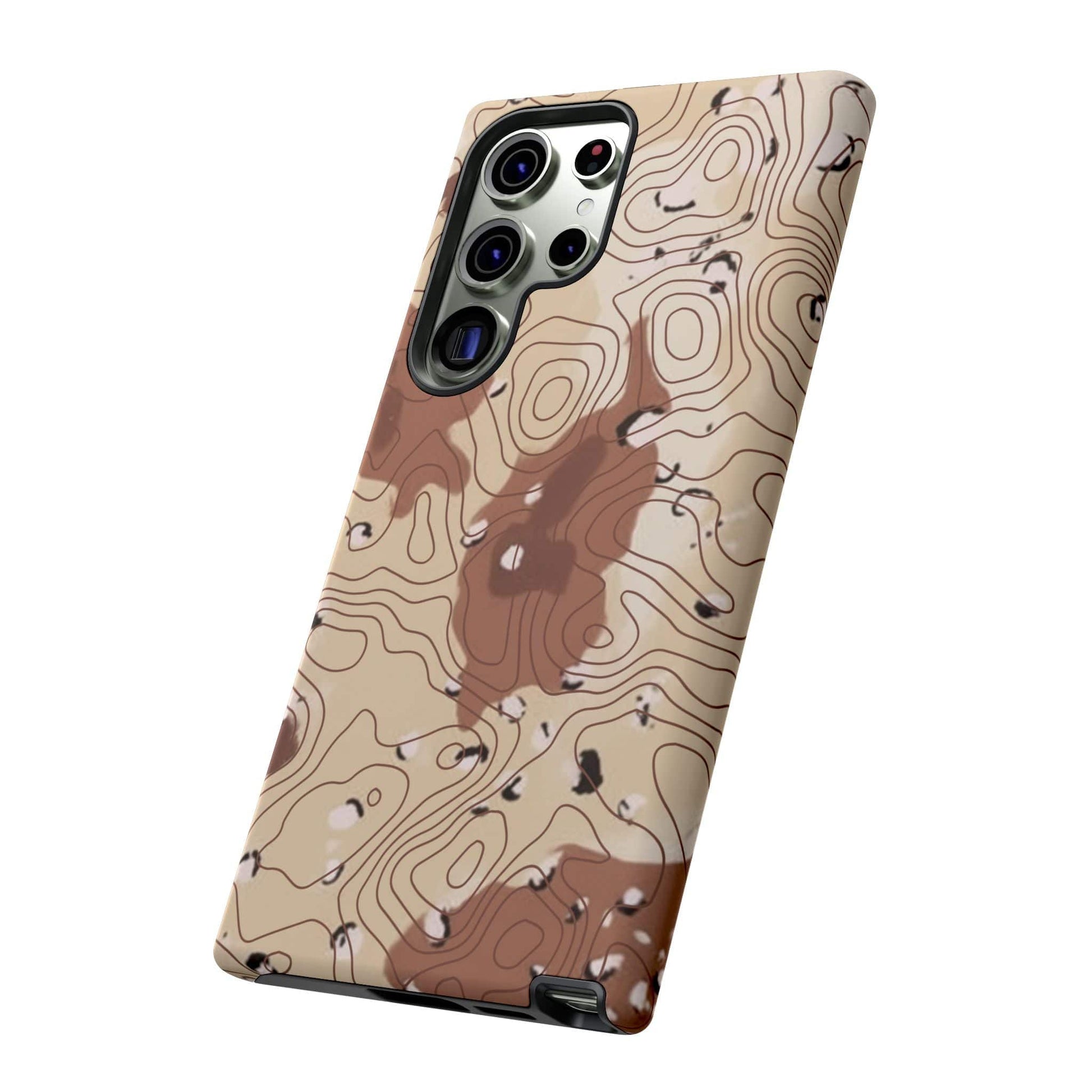 K-Factor Supply Co Chocolate Chip Topo Tough Android Case