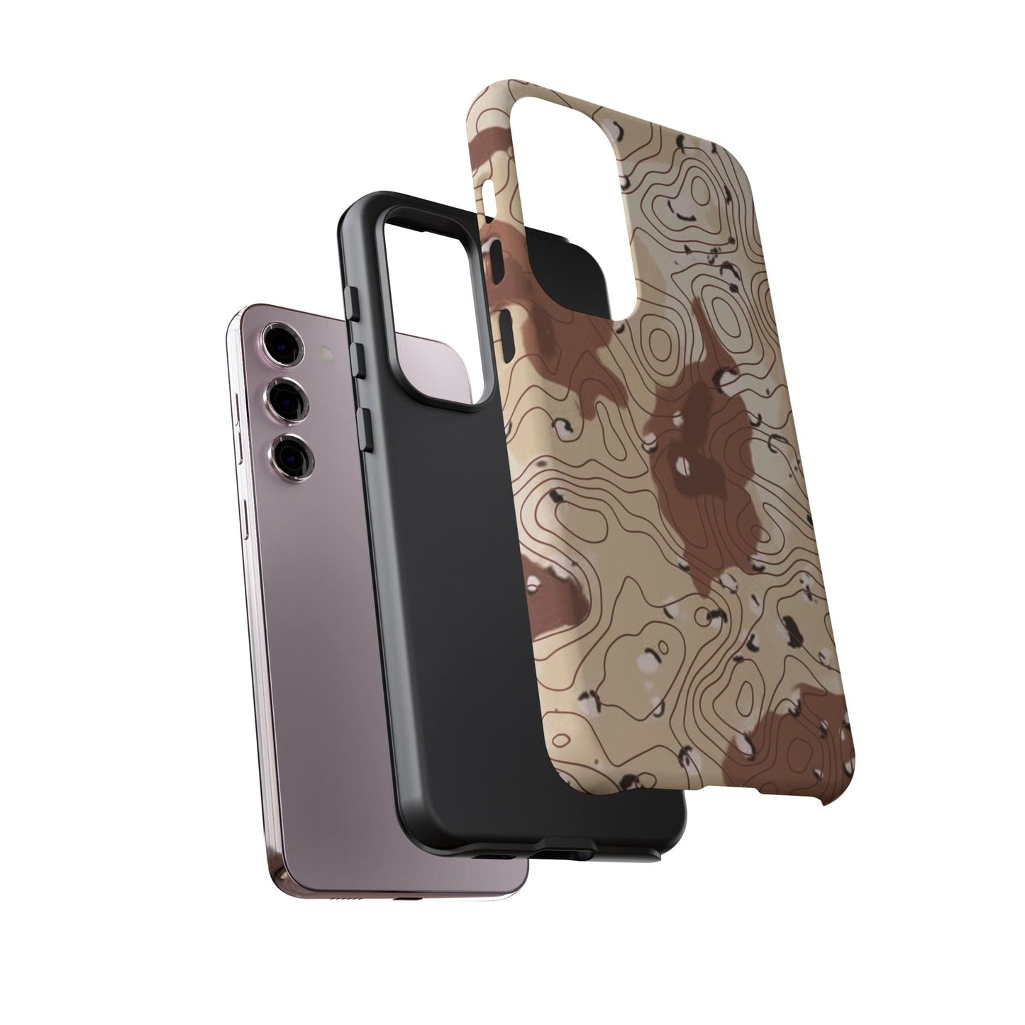K-Factor Supply Co Chocolate Chip Topo Tough Android Case