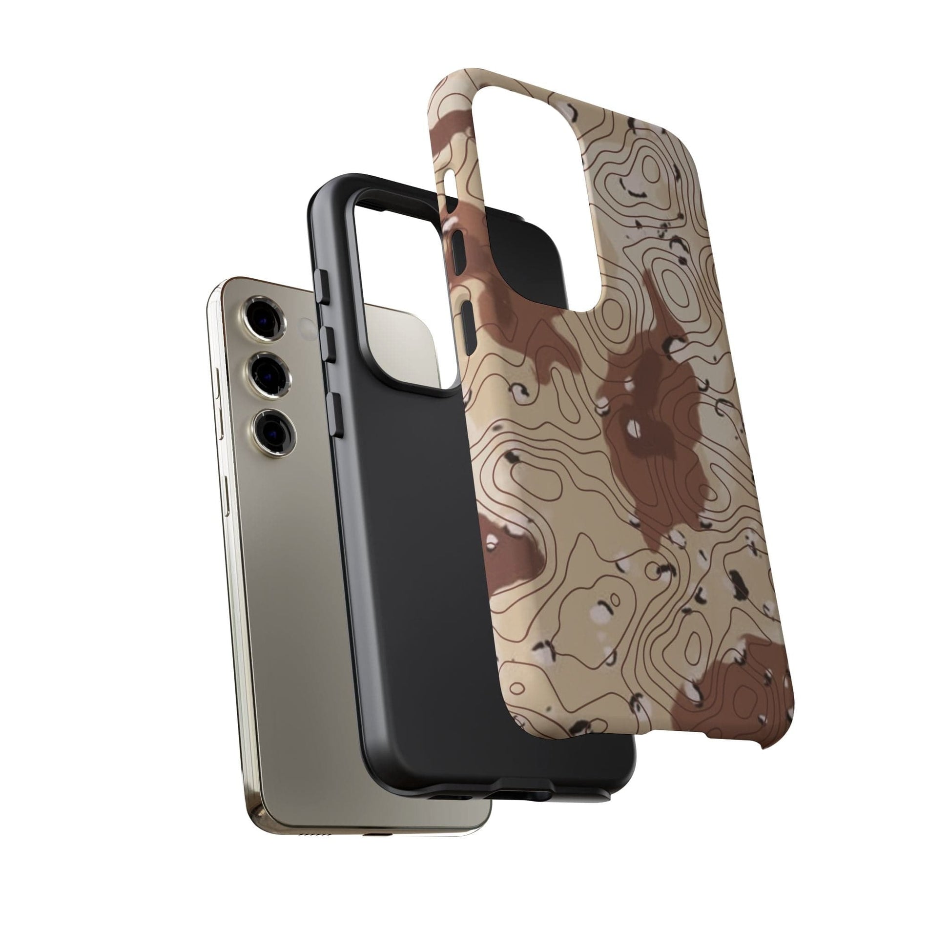 K-Factor Supply Co Chocolate Chip Topo Tough Android Case