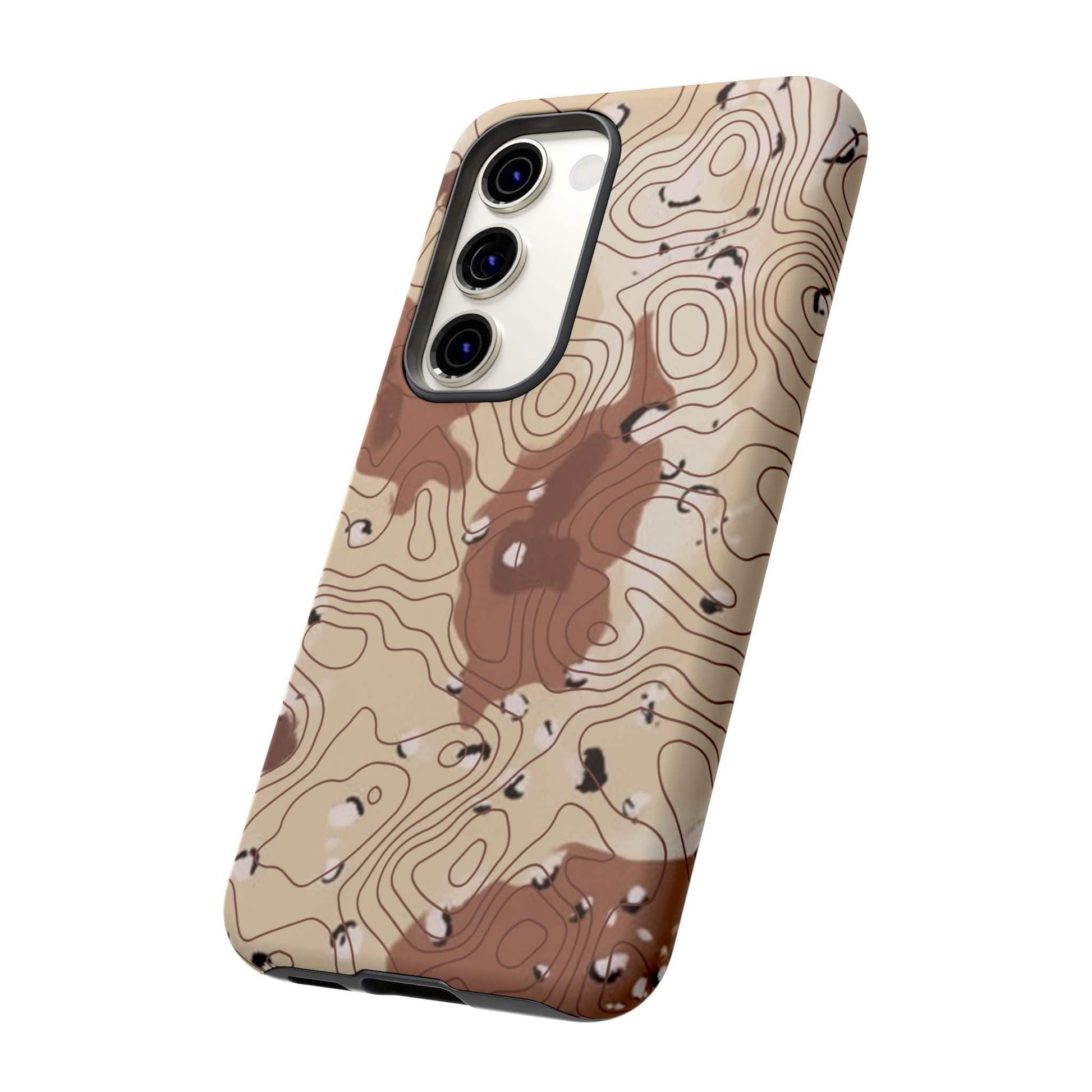 K-Factor Supply Co Chocolate Chip Topo Tough Android Case
