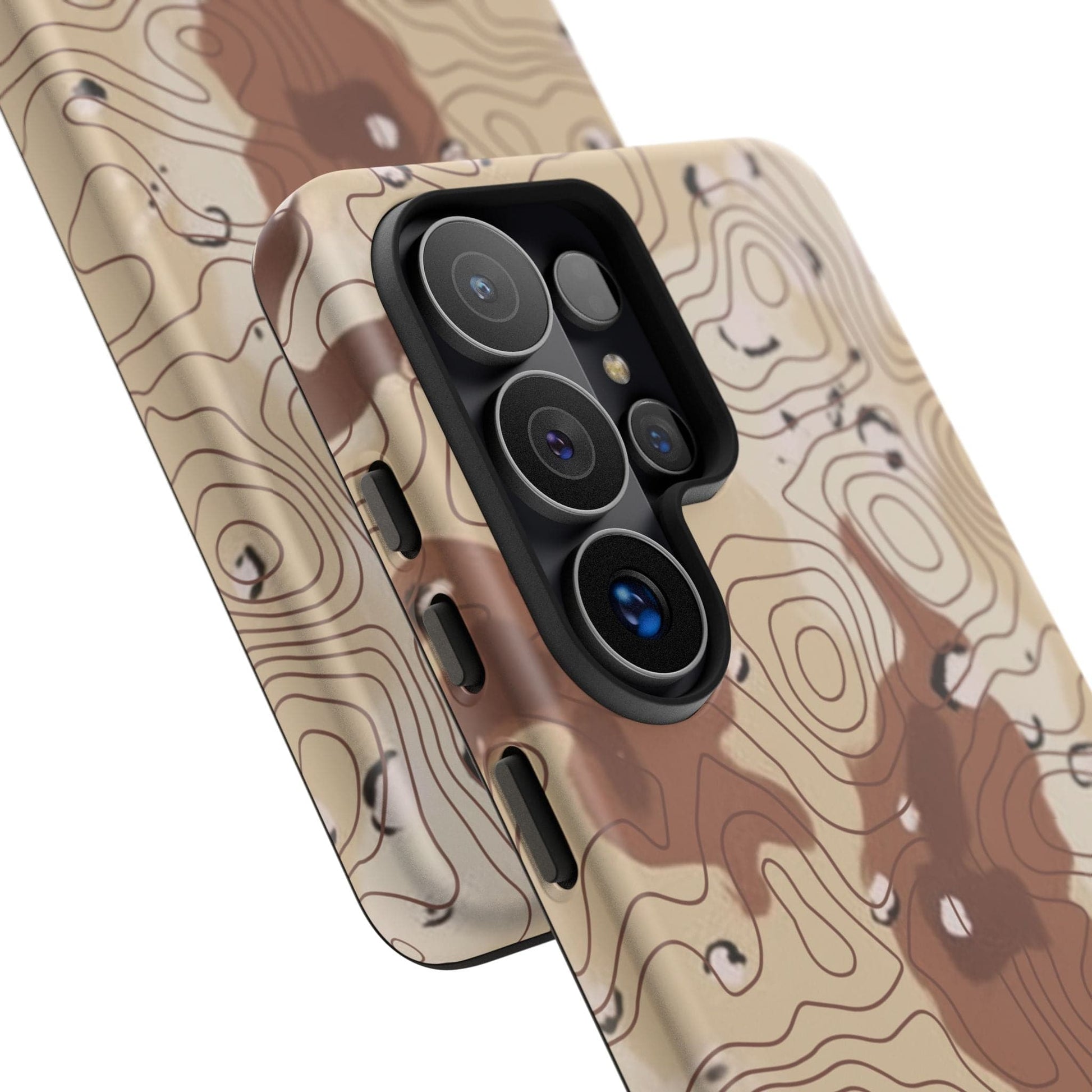 K-Factor Supply Co Chocolate Chip Topo Tough Android Case