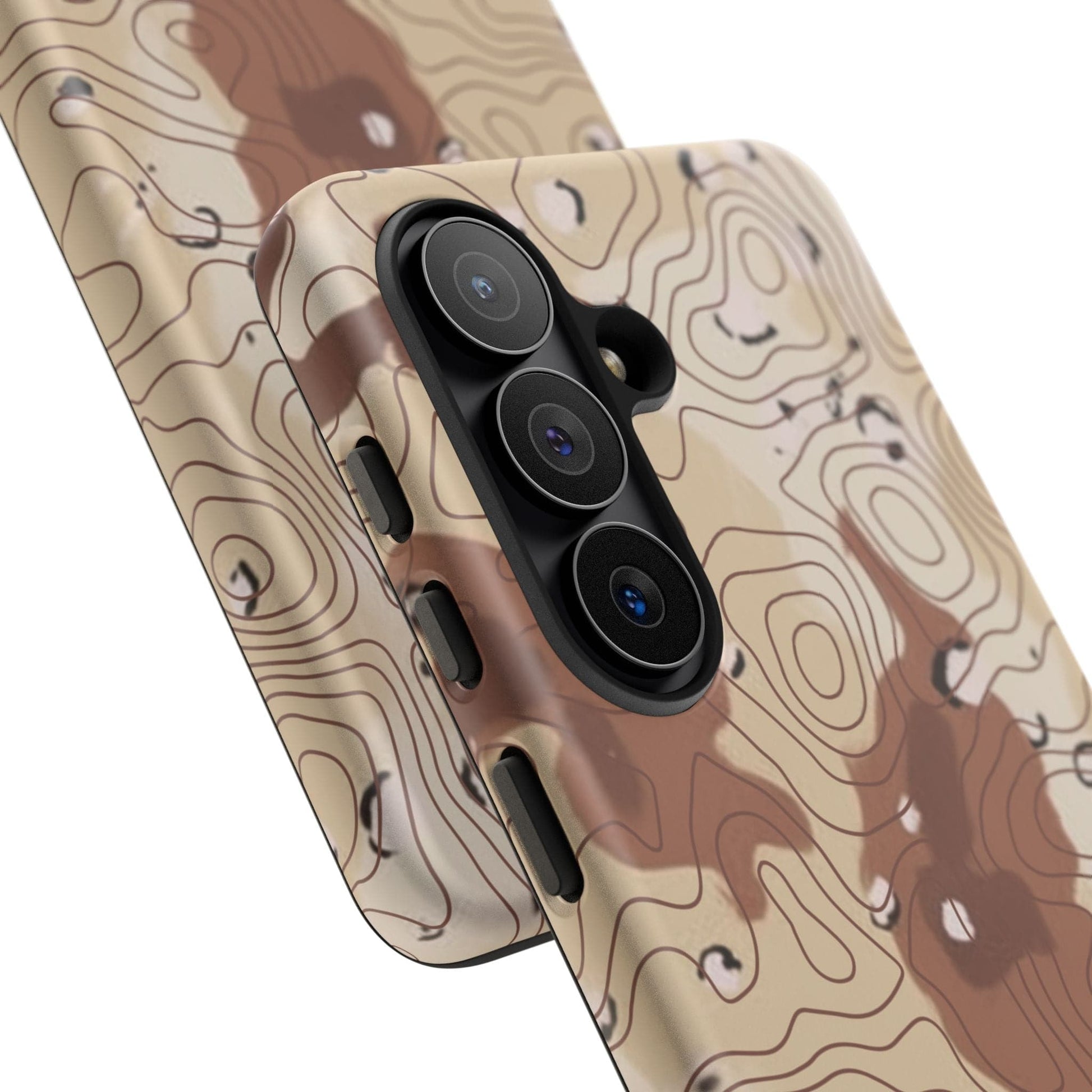 K-Factor Supply Co Chocolate Chip Topo Tough Android Case