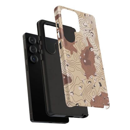 K-Factor Supply Co Chocolate Chip Topo Tough Android Case