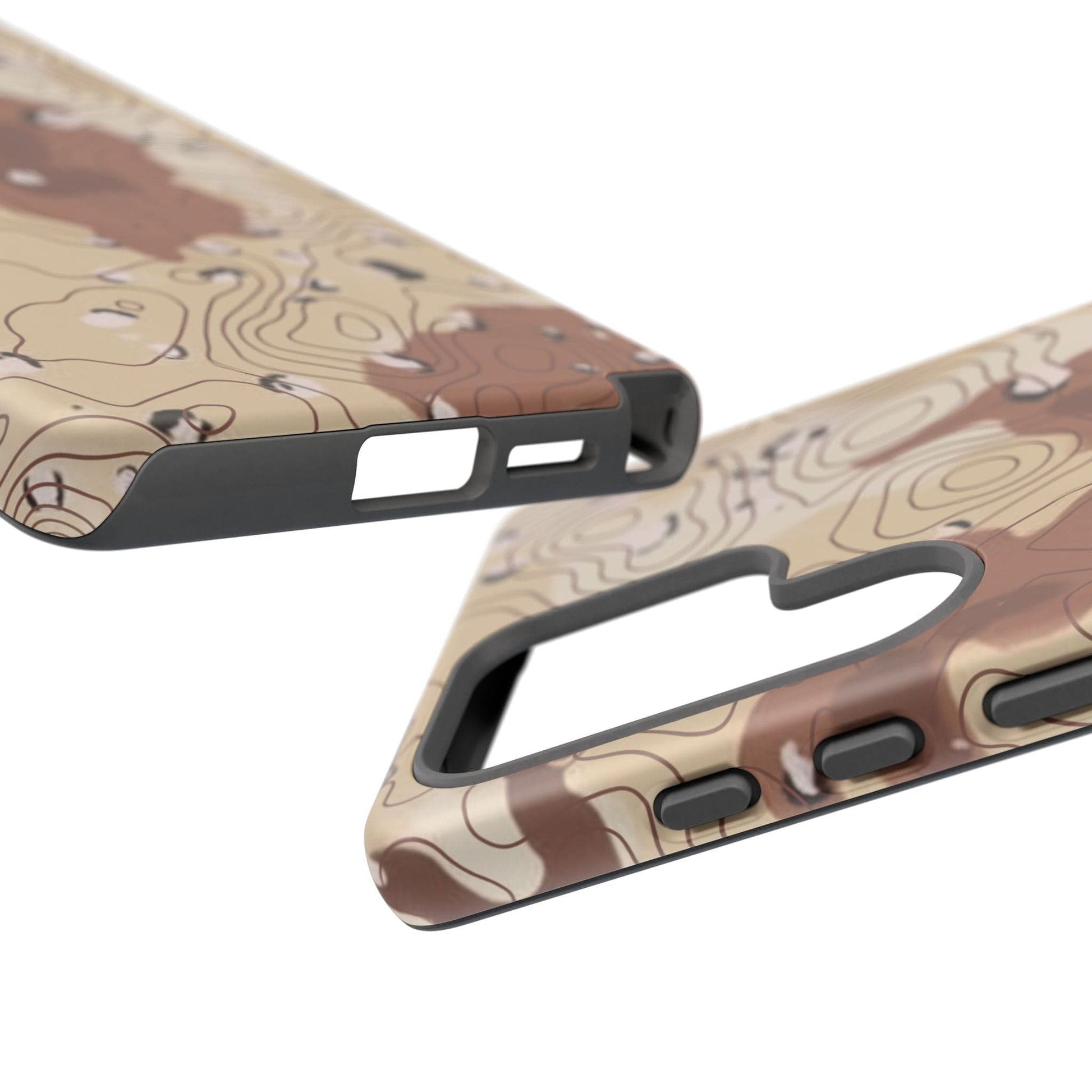 K-Factor Supply Co Chocolate Chip Topo Tough Android Case