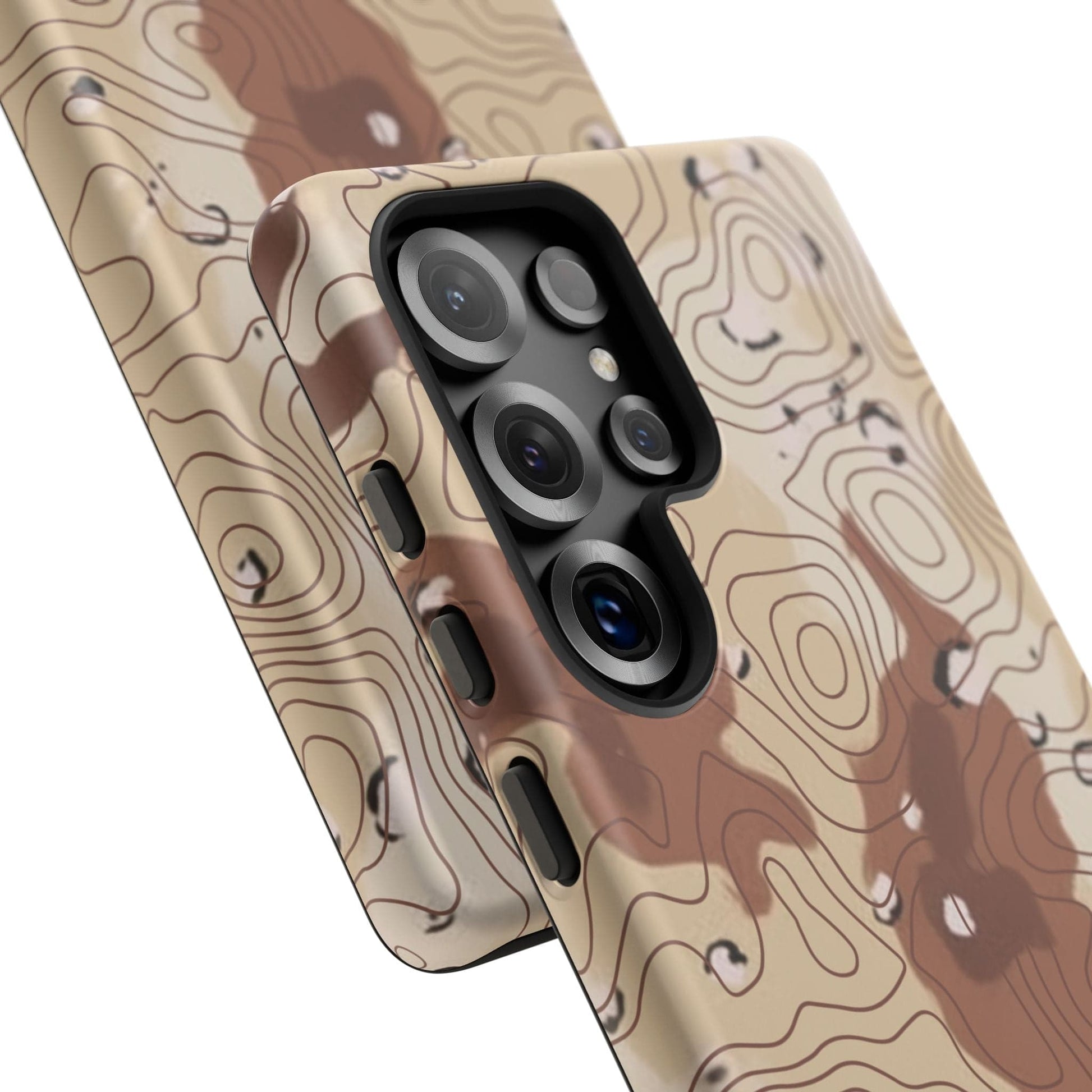K-Factor Supply Co Chocolate Chip Topo Tough Android Case