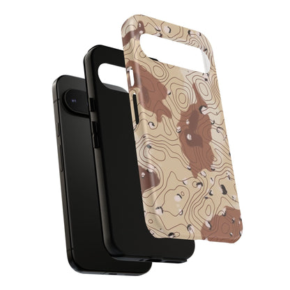 K-Factor Supply Co Chocolate Chip Topo Tough Android Case