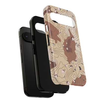K-Factor Supply Co Chocolate Chip Topo Tough Android Case