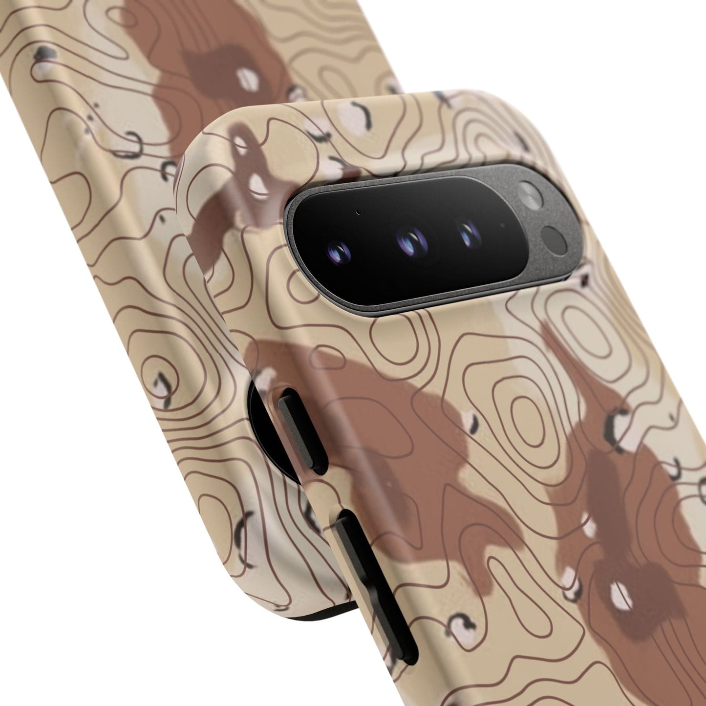 K-Factor Supply Co Chocolate Chip Topo Tough Android Case